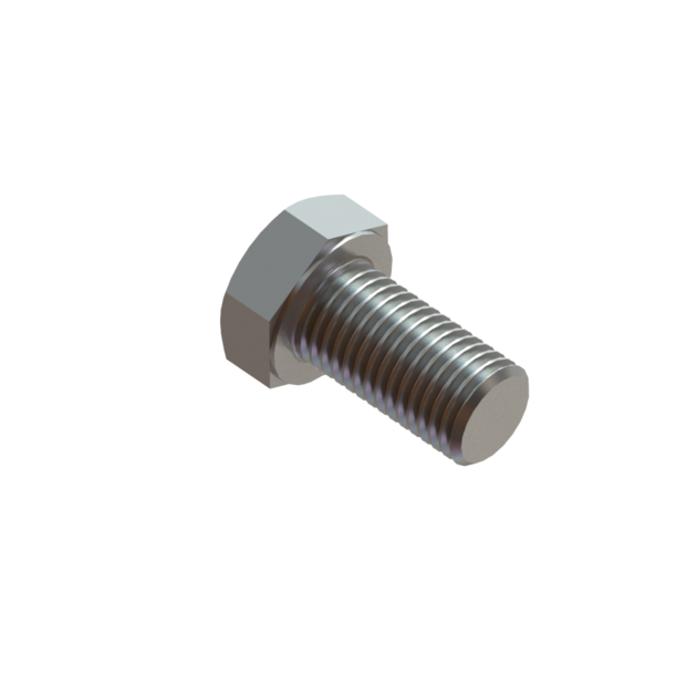 HEX. SCREW M16x30 DIN 933, 8.8